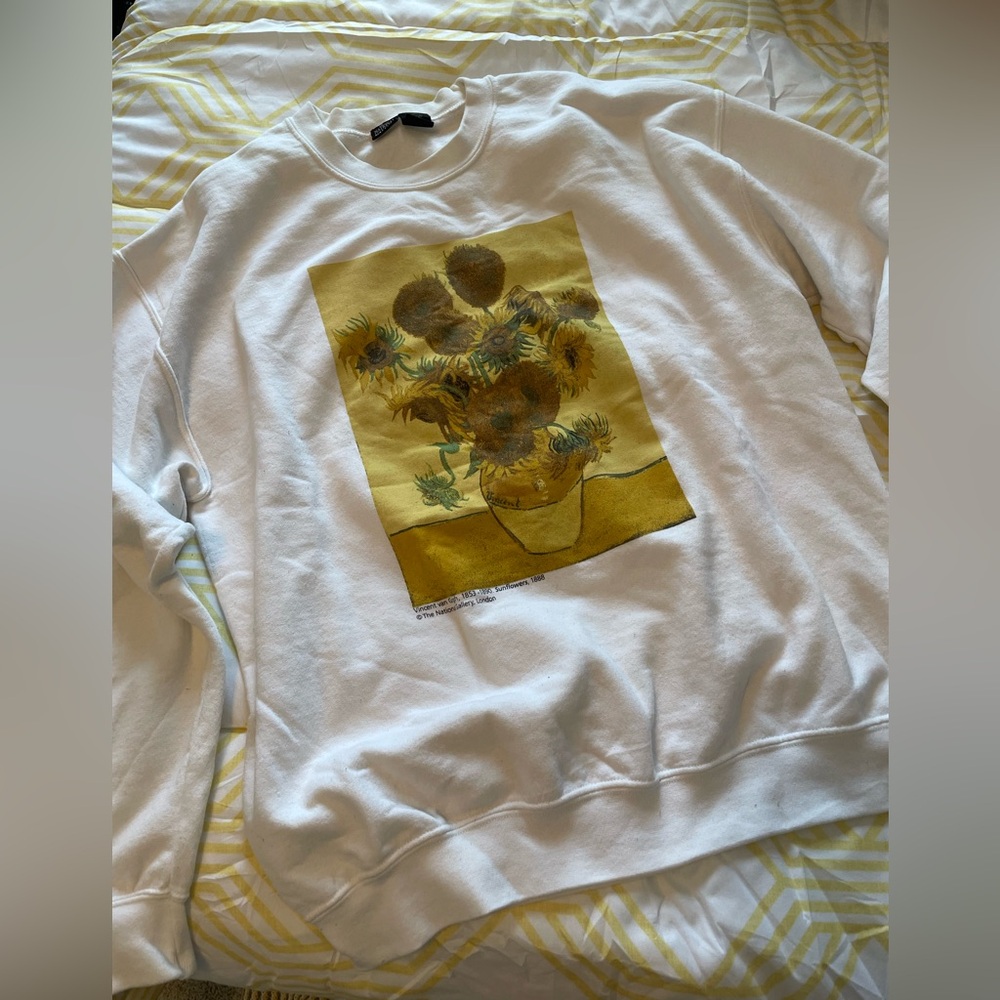 Urban Outfitters Van Gogh Sunflowers Sweatshirt (Size M)